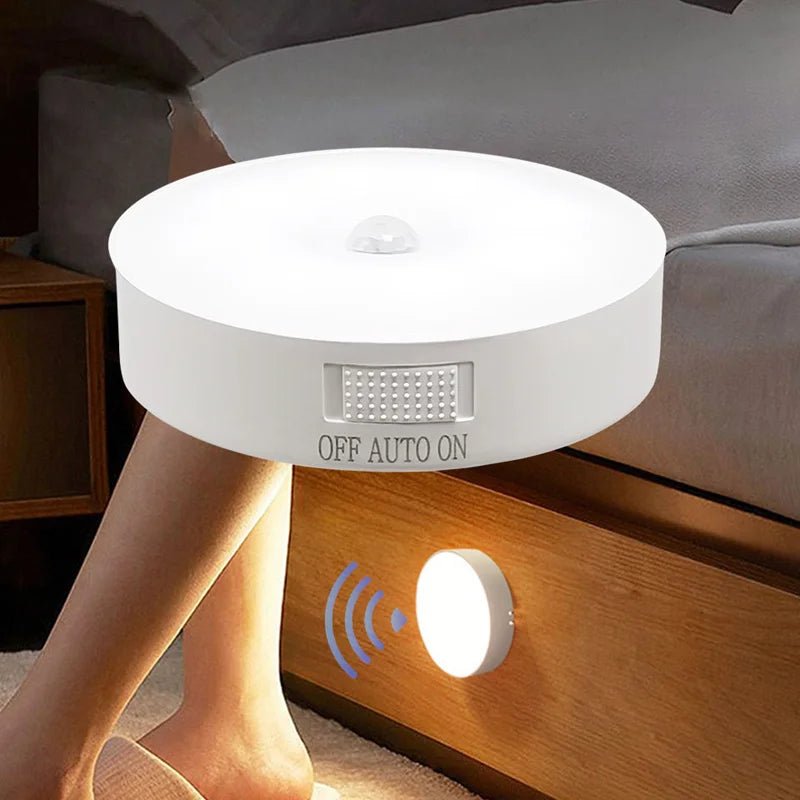 Motion Sensor Light USB Rechargeable Night Light LED Lamp for Kitchen Bedroom Stairs Hallway Cabinet Closet Wardrobe Nightlight - Odopa Smart Shop