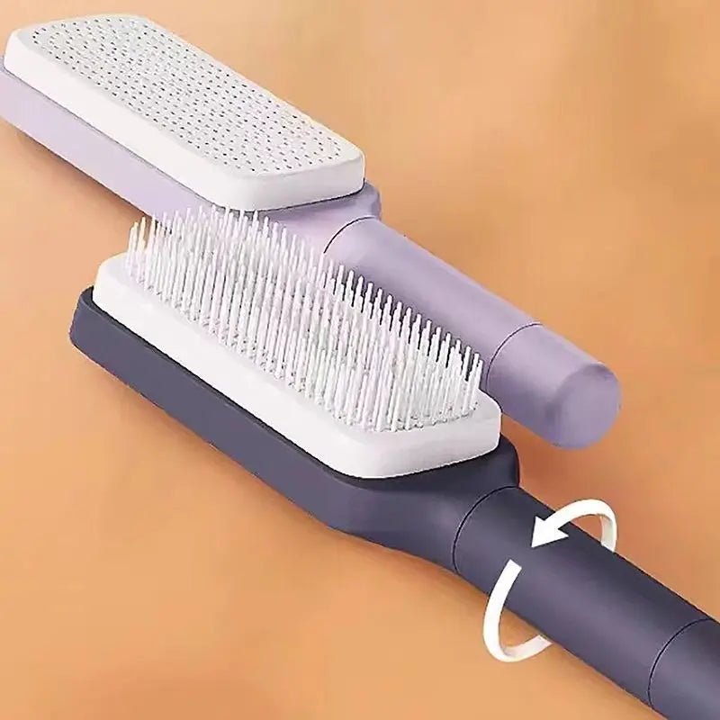 Self-Cleaning Hairbrush for Women - Prevent Hair Loss - Plastic Comb from Mainland China - Odopa Smart Shop