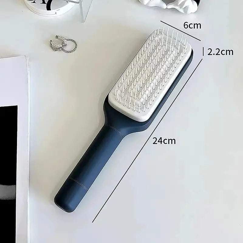 Self-Cleaning Hairbrush for Women - Prevent Hair Loss - Plastic Comb from Mainland China - Odopa Smart Shop