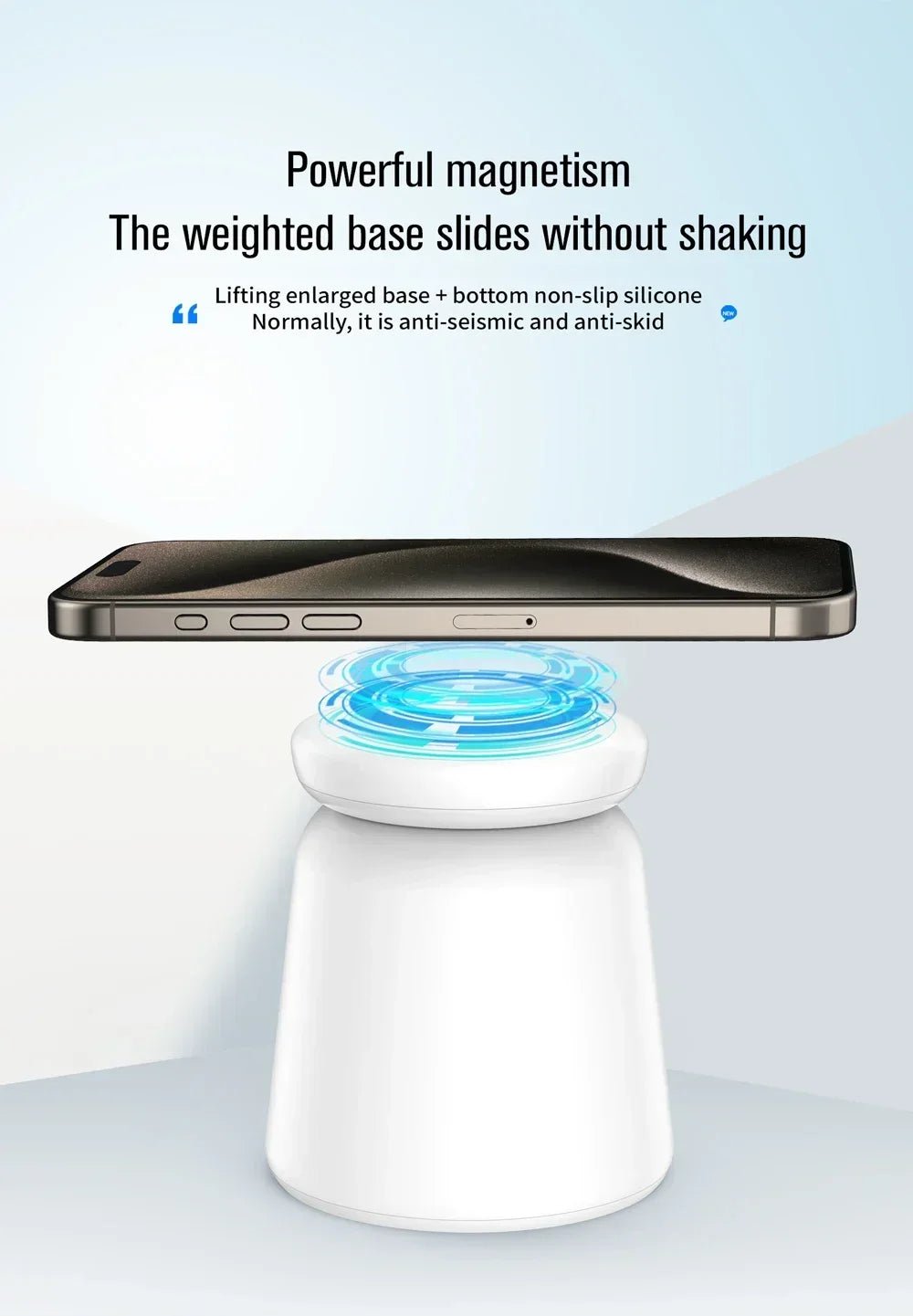 Wireless 3 in 1 Magnetic Fast Charger Stand For Magsafe iPhone 15 14 13 12 Pro Max Airpods IWatch 9 8 7 6 - Odopa Smart Shop