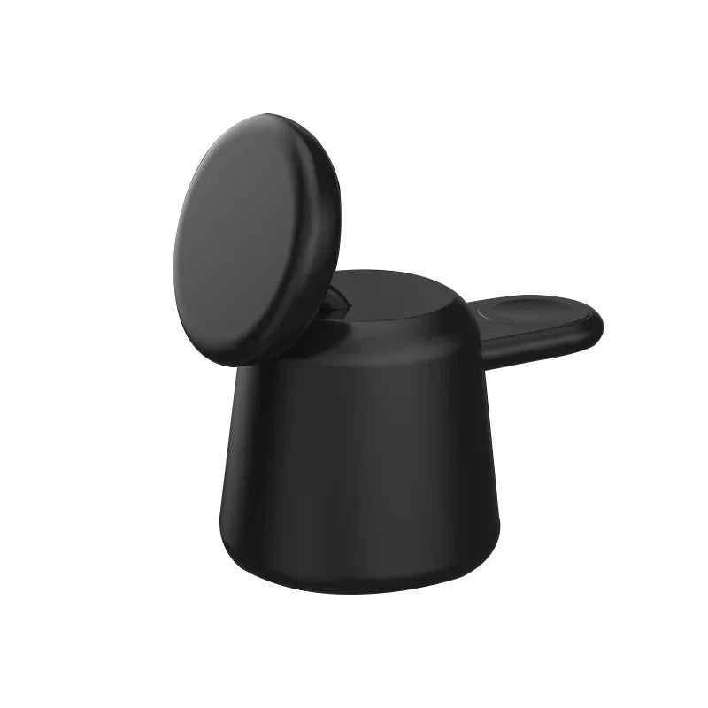 Wireless 3 in 1 Magnetic Fast Charger Stand For Magsafe iPhone 15 14 13 12 Pro Max Airpods IWatch 9 8 7 6 - Odopa Smart Shop